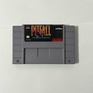 Pitfall The Mayan Adventure ( Super Nintendo SNES 1994) Tested - Game Only